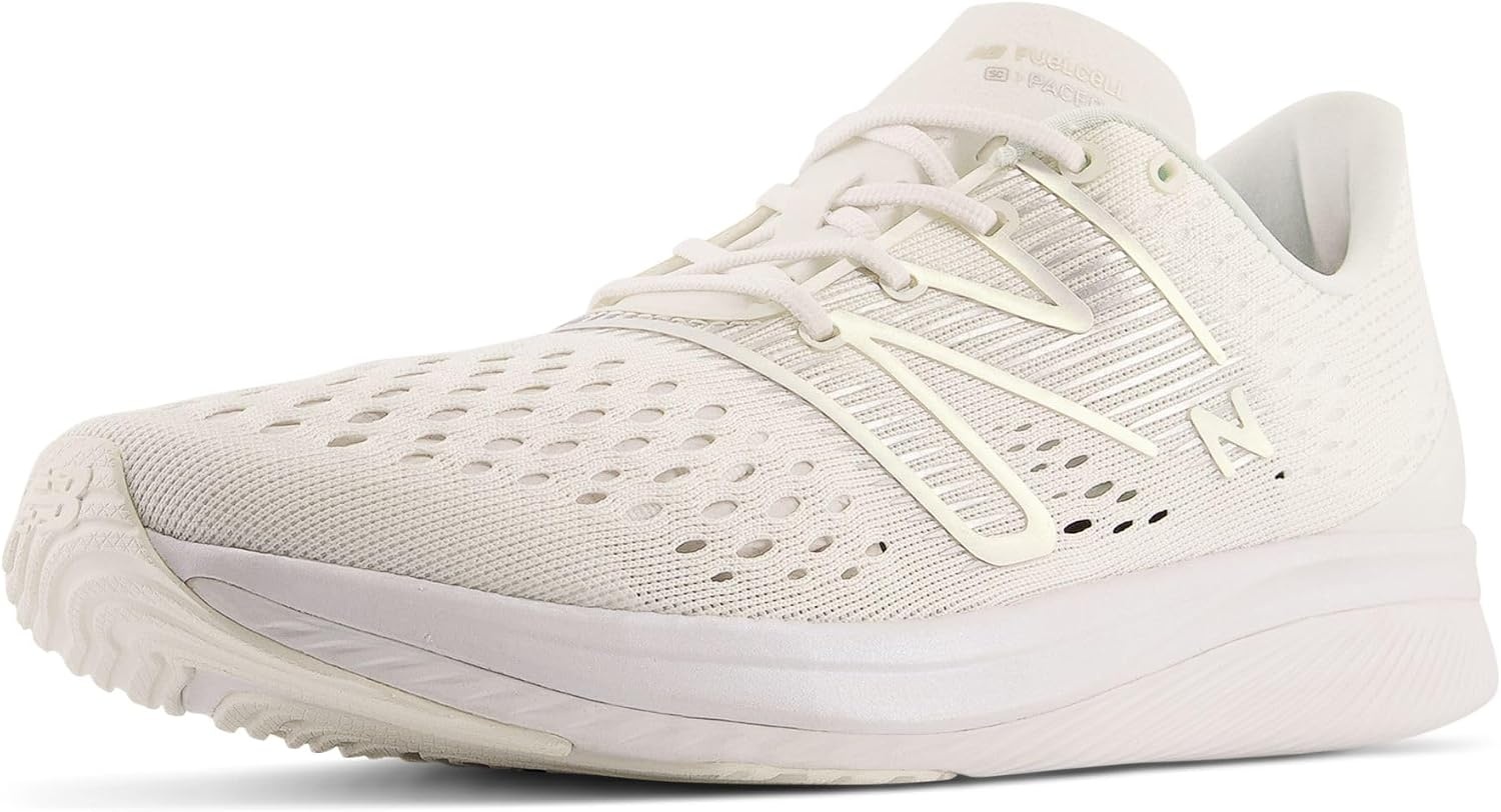 image:imageNew Balance Mens FuelCell Supercomp Pacer V1WhiteWhite IridescentSilver Metalic