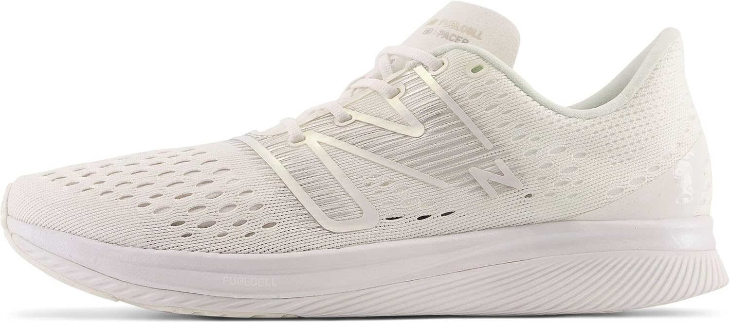 image:imageNew Balance Mens FuelCell Supercomp Pacer V1WhiteWhite IridescentSilver Metalic