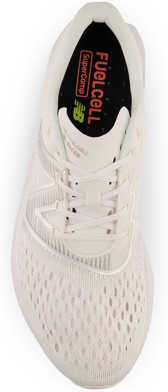 image:imageNew Balance Mens FuelCell Supercomp Pacer V1WhiteWhite IridescentSilver Metalic