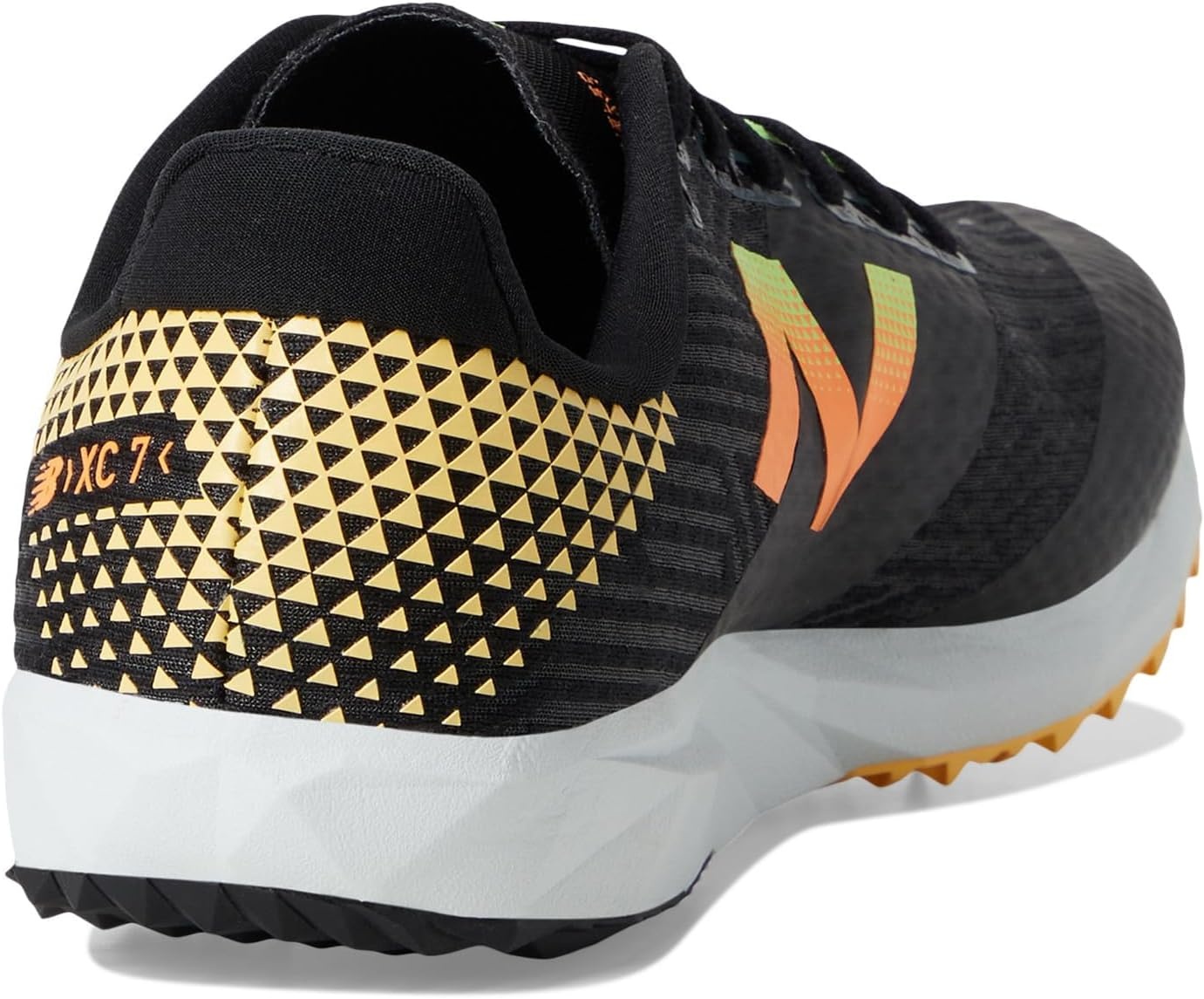 image:imageNew Balance Unisex Adult FuelCell Xc7 V5 Cross Trainer ShoesBlackBleached Lime Glo 2