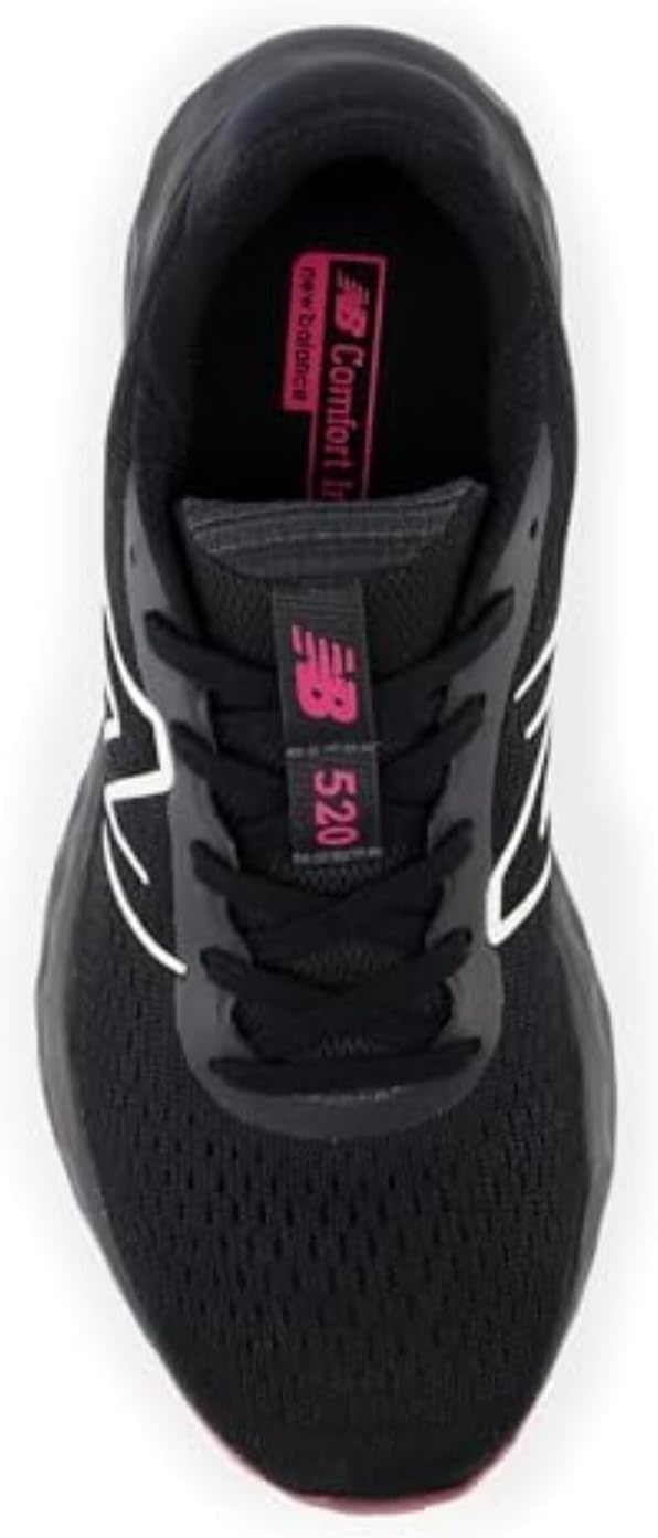 image:imageNew Balance Womens 520 V8 ShoesBlackHipinkPhantom