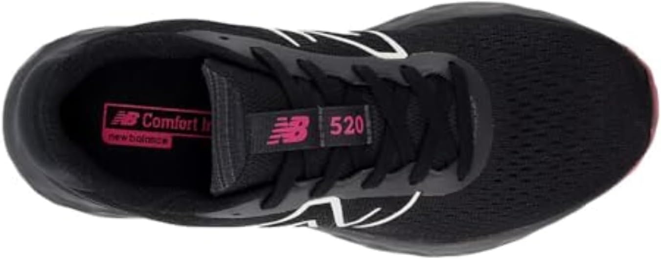 image:imageNew Balance Womens 520 V8 ShoesBlackHipinkPhantom