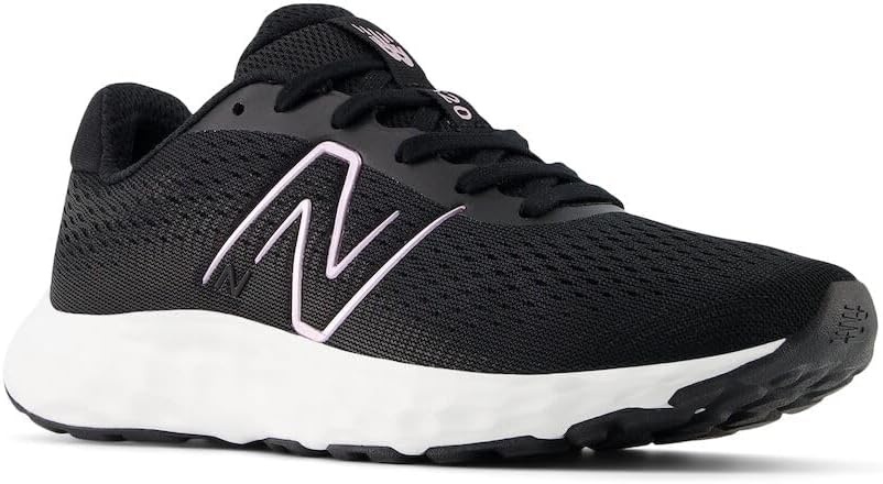 image:imageNew Balance Womens 520 V8 ShoesBlackPink MetallicWhite