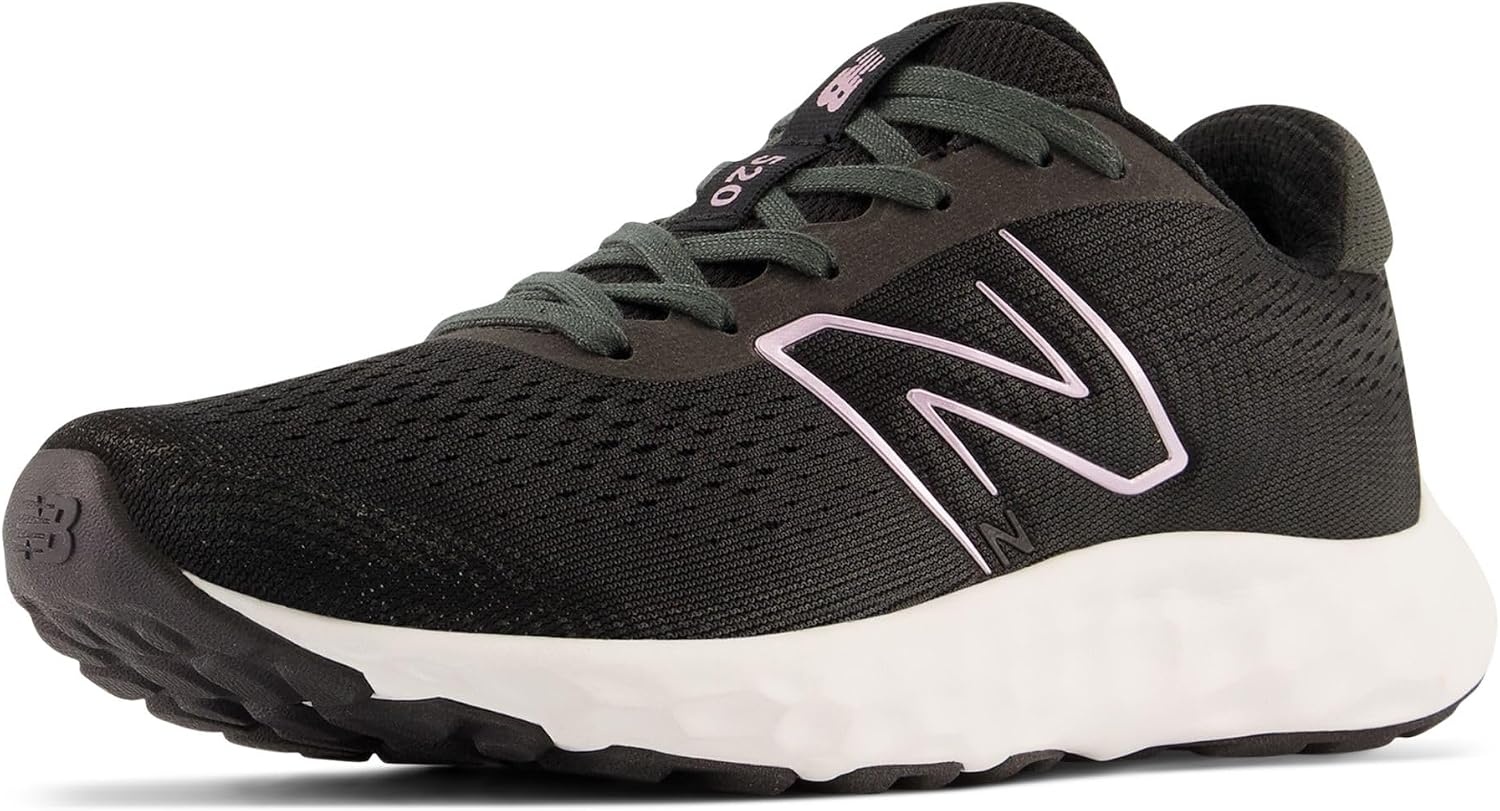 image:imageNew Balance Womens 520 V8 ShoesBlackWhite