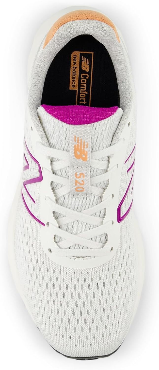image:imageNew Balance Womens 520 V8 ShoesGrey MatterPurple FuchsiaCopper