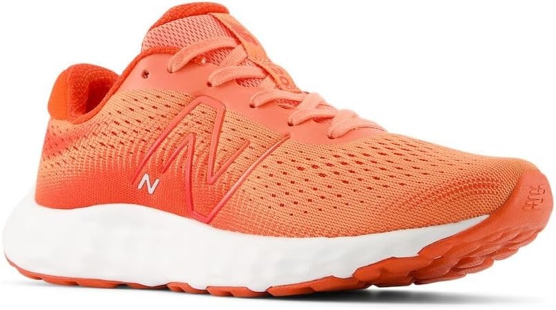 image:imageNew Balance Womens 520 V8 ShoesNeo FlameSilver MetallicGulf Red