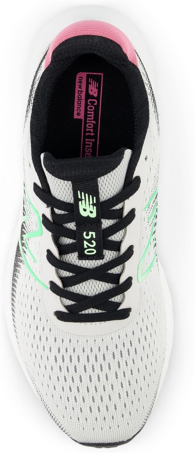 image:imageNew Balance Womens 520 V8 ShoesRaincloudGreen AuraReal Pink