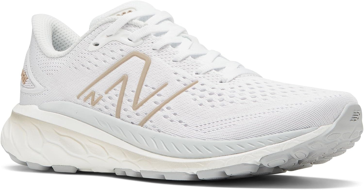 image:imageNew Balance Womens Fresh Foam X 860 V13WhiteLight AluminumLight Gold Metallic
