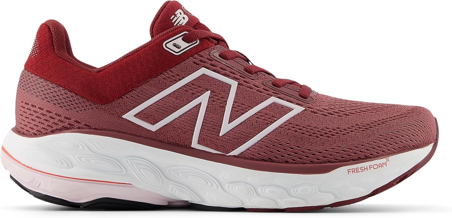 image:imageNew Balance Womens Fresh Foam X 860 V14Washed BurgundyMonarch BurgundyPink Granite