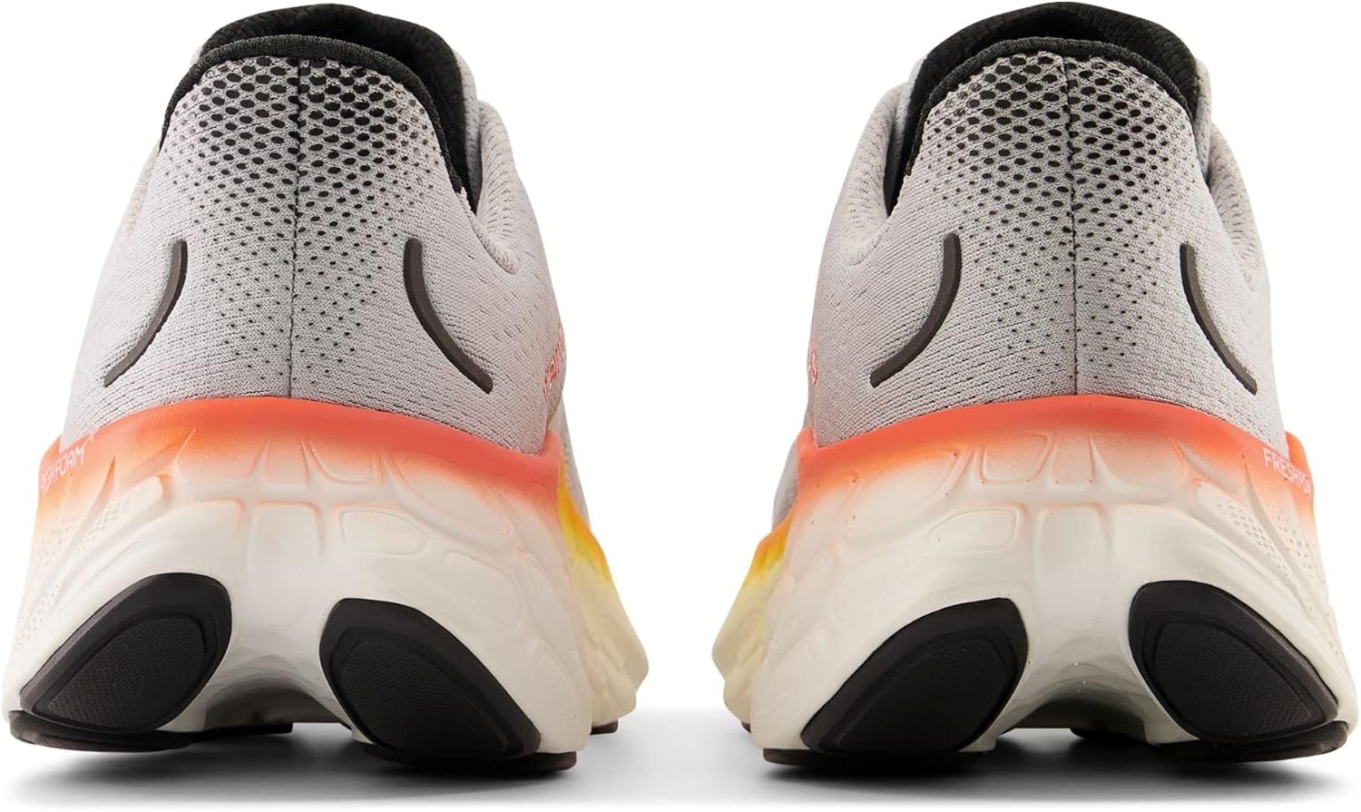 image:imageNew Balance mens Fresh Foam X More V4Aluminum GreyNeon DragonflyHot Marigold