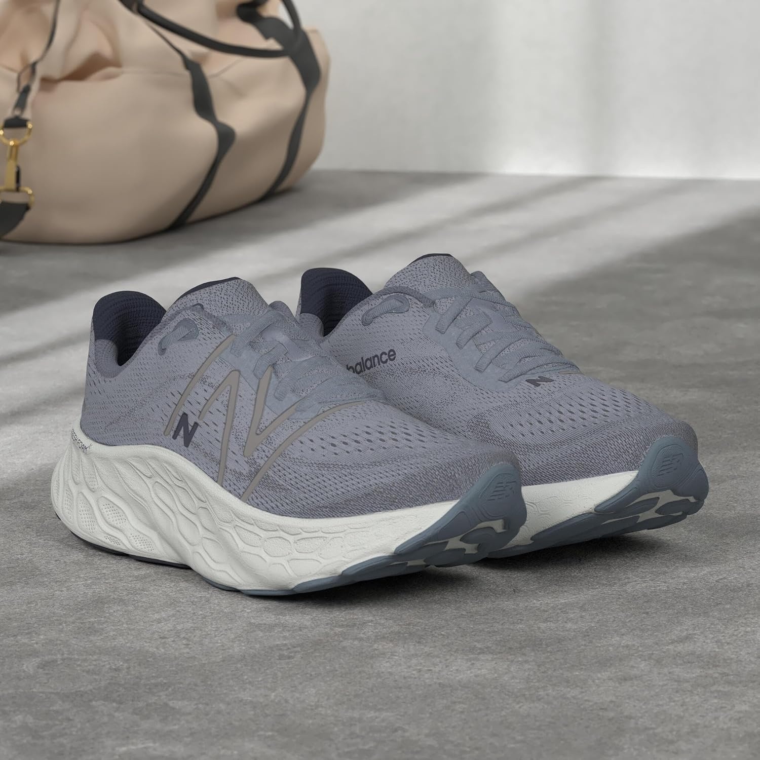 image:imageNew Balance mens Fresh Foam X More V4Arctic GreyNatural Indigo