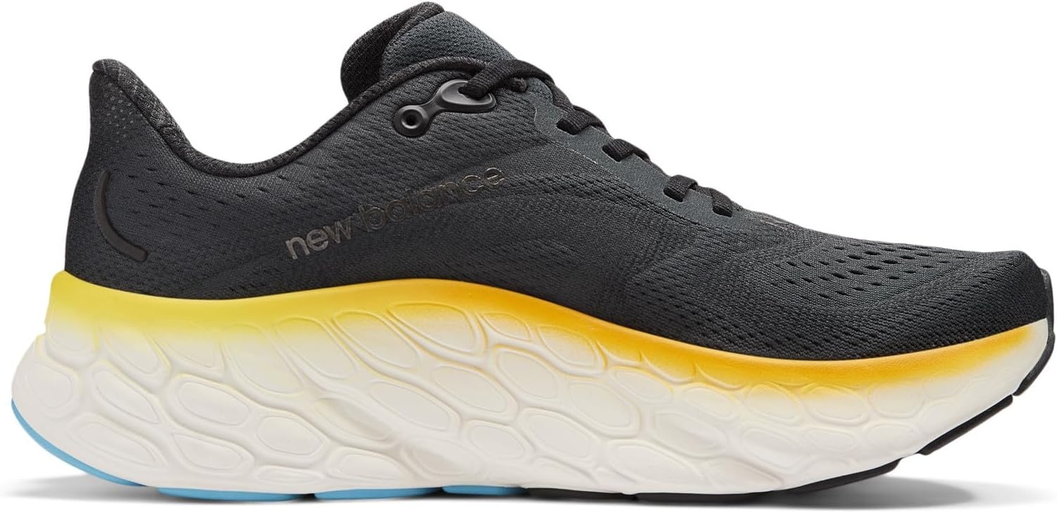 image:imageNew Balance mens Fresh Foam X More V4BlackCoastal BlueGinger Lemon