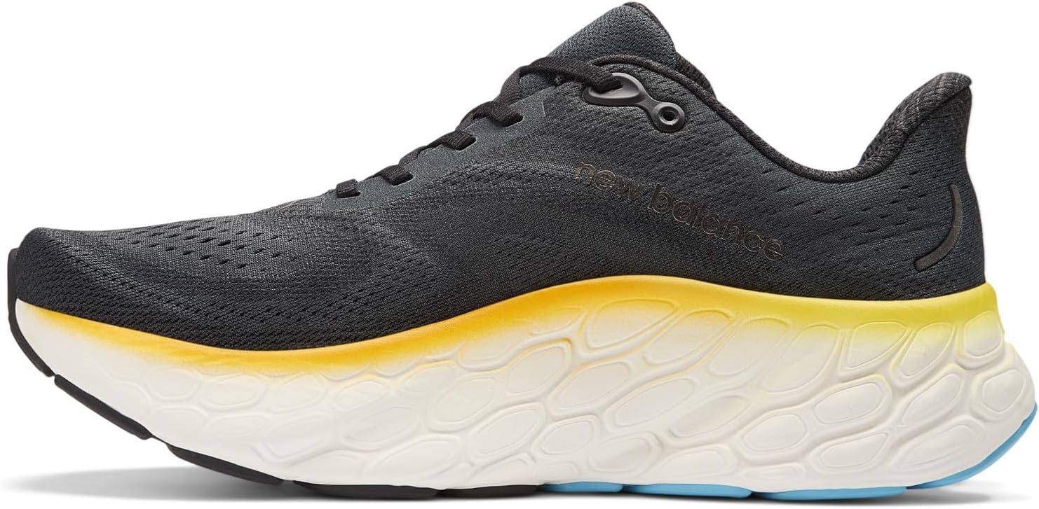 image:imageNew Balance mens Fresh Foam X More V4BlackCoastal BlueGinger Lemon