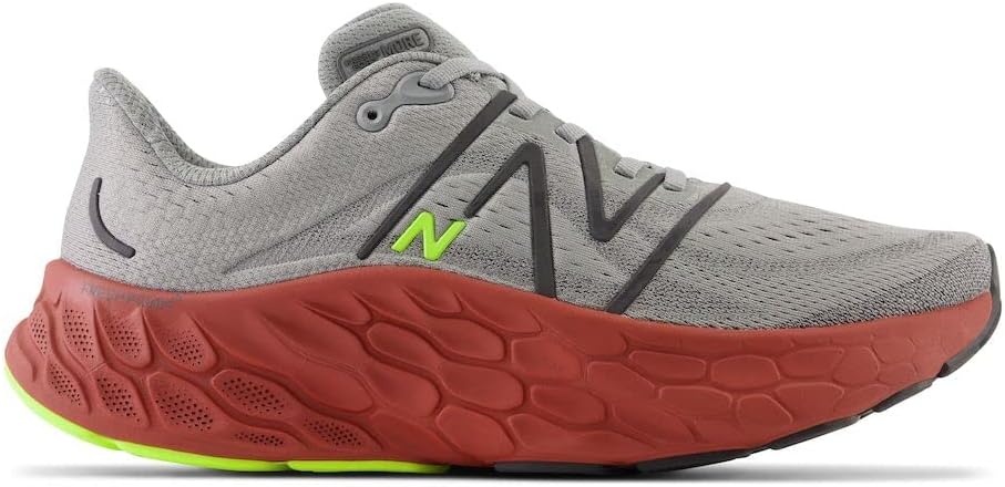 image:imageNew Balance mens Fresh Foam X More V4Harbor GreyBrick Red