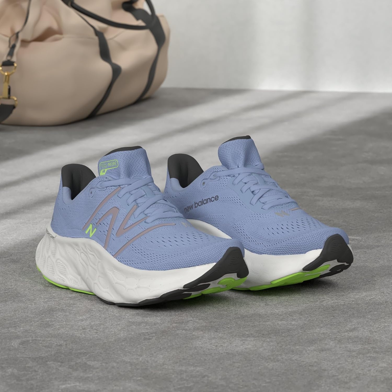 image:imageNew Balance mens Fresh Foam X More V4Mercury BlueDark Silver Metallic