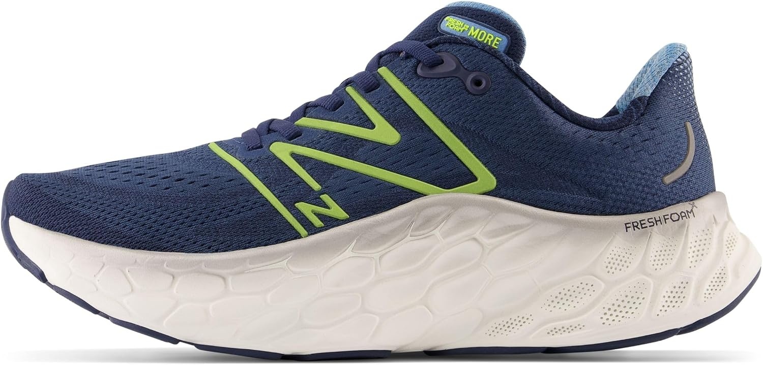image:imageNew Balance mens Fresh Foam X More V4Nb NavyCosmic PineappleHeritage Blue