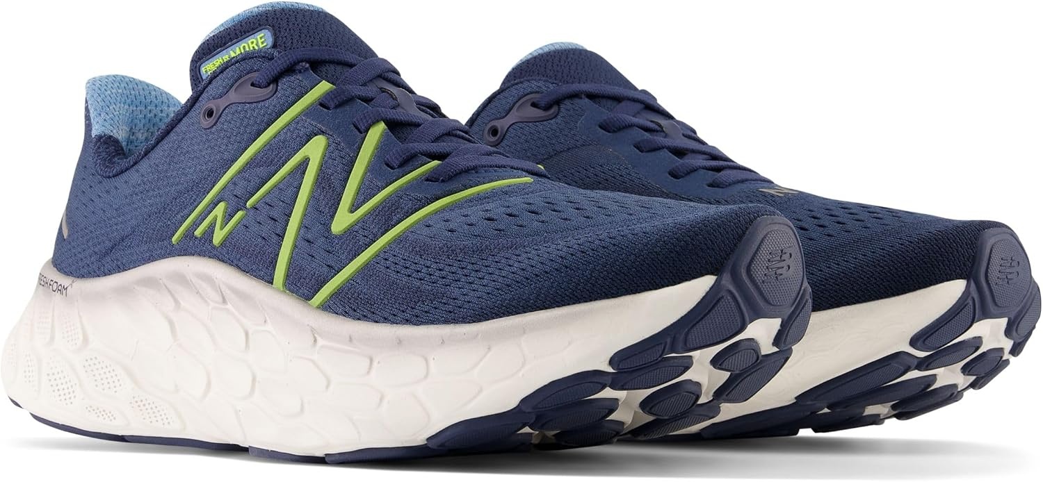 image:imageNew Balance mens Fresh Foam X More V4Nb NavyCosmic PineappleHeritage Blue