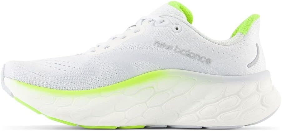 image:imageNew Balance mens Fresh Foam X More V4Quartz GreyThirty WattBrick Red
