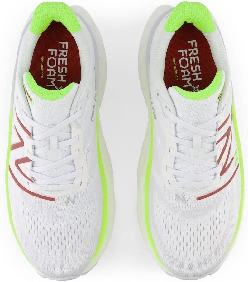 image:imageNew Balance mens Fresh Foam X More V4Quartz GreyThirty WattBrick Red