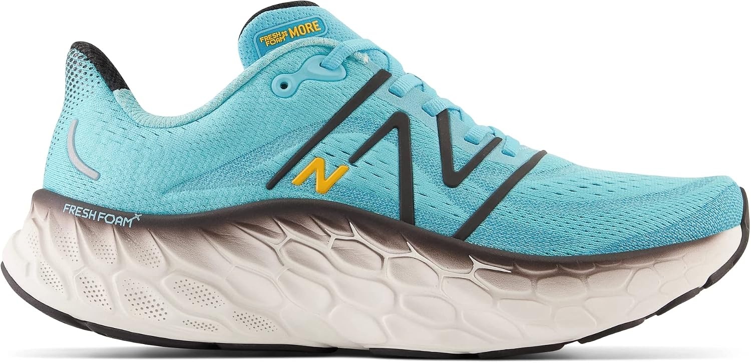 image:imageNew Balance mens Fresh Foam X More V4Summer AquaBlackHot Marigold