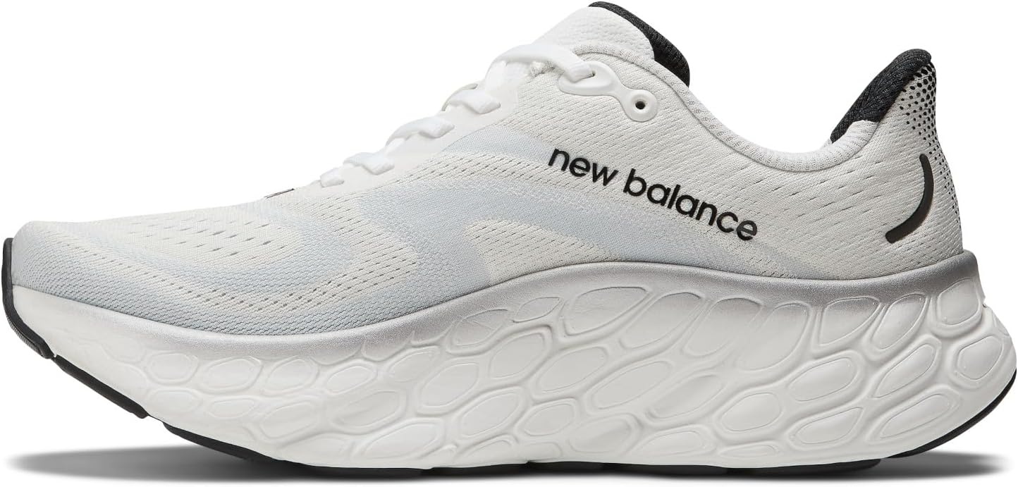 image:imageNew Balance mens Fresh Foam X More V4WhiteBlack MetallicBlack