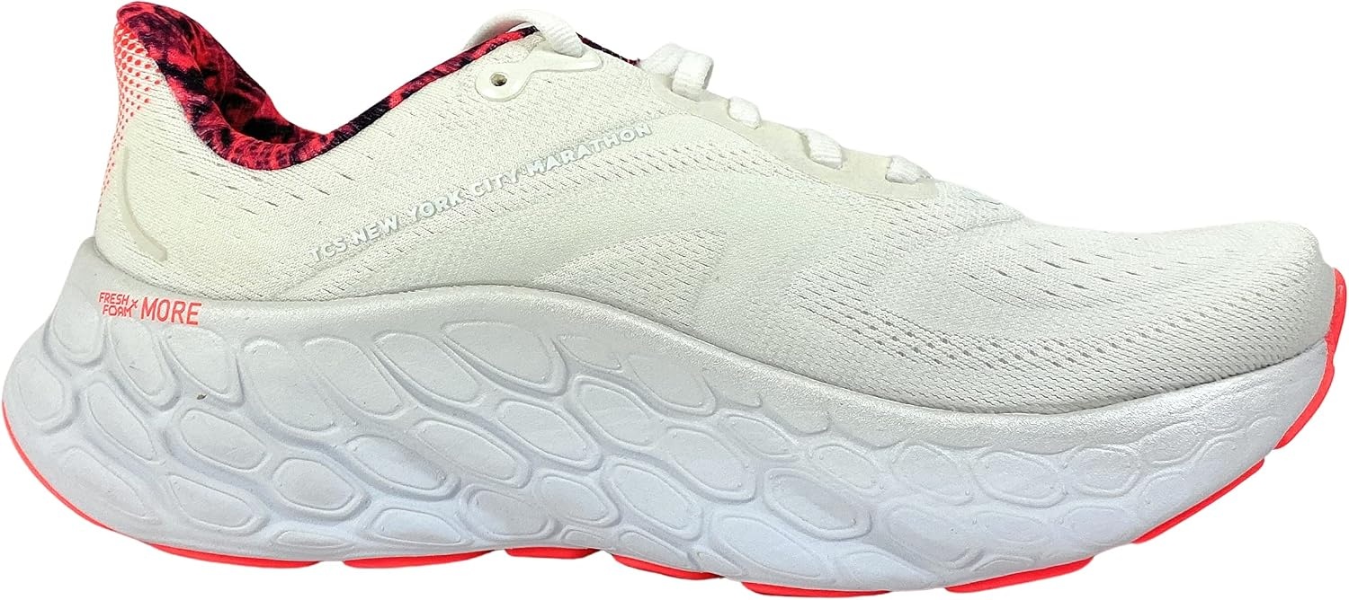 image:imageNew Balance mens Fresh Foam X More V4WhiteElectric Red