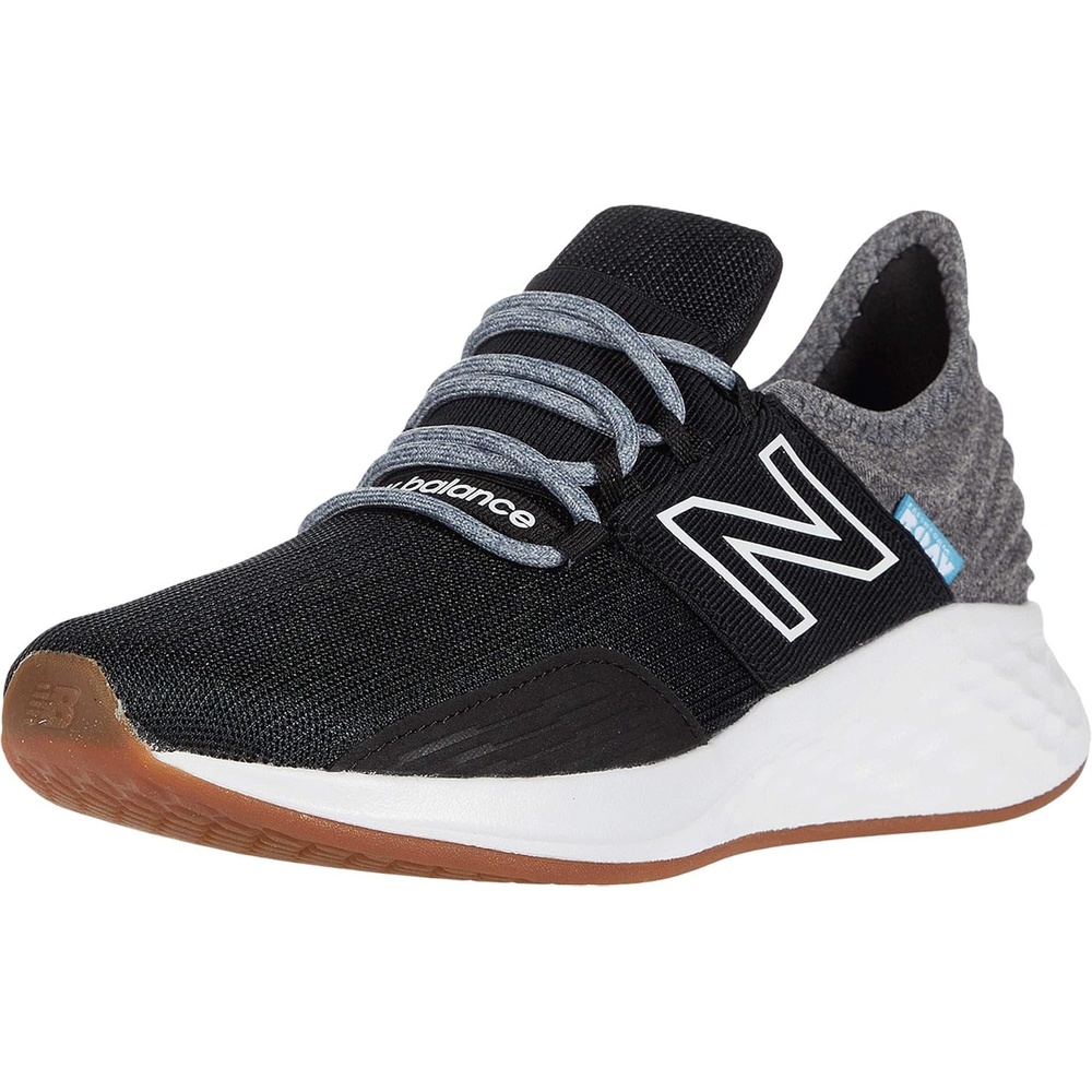 image:imageNew Balance Kids Fresh Foam Roav V1 Laceup Running Shoe Sneaker BlackLight Aluminum 65 Big Kid