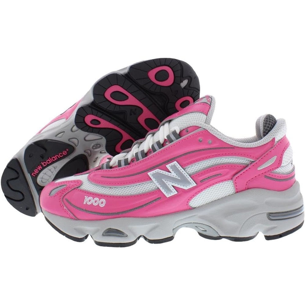 image:imageNew Balance Mens 1000 SneakersPinkGreypink