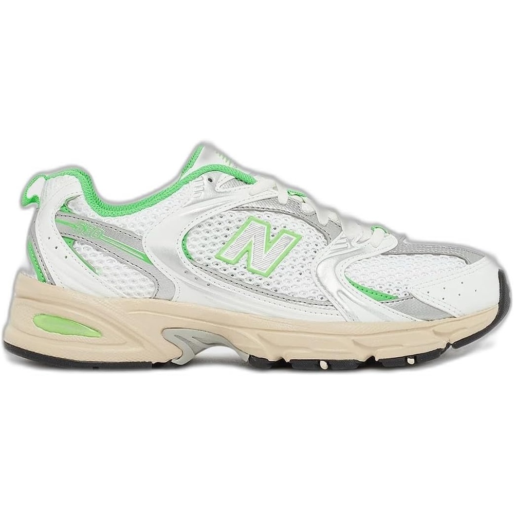 image:imageNew Balance Mens 530 Walking ShoesPure WhitePalm Leaf
