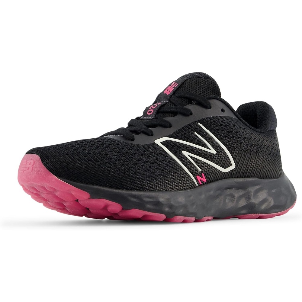 image:imageNew Balance Womens 520 V8 ShoesBlackHipinkPhantom