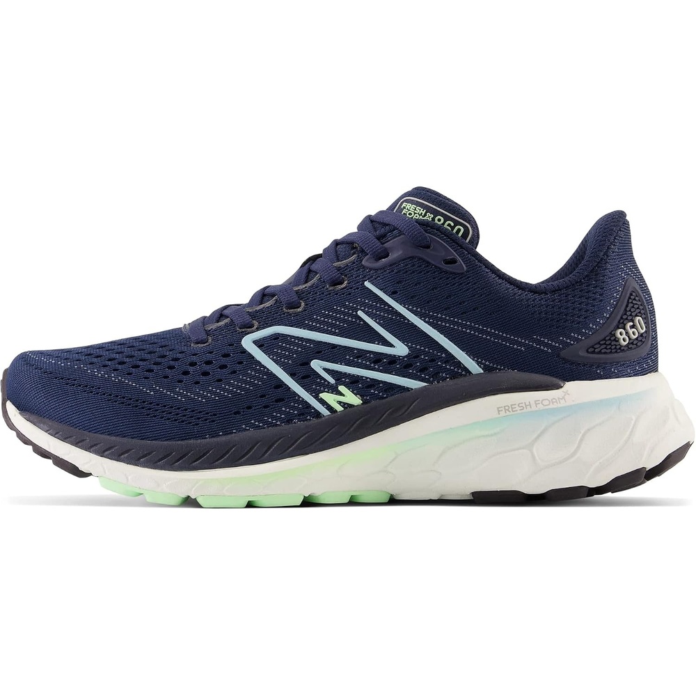 image:imageNew Balance Womens Fresh Foam X 860 V13Nb NavyBleach BlueGreen Aura