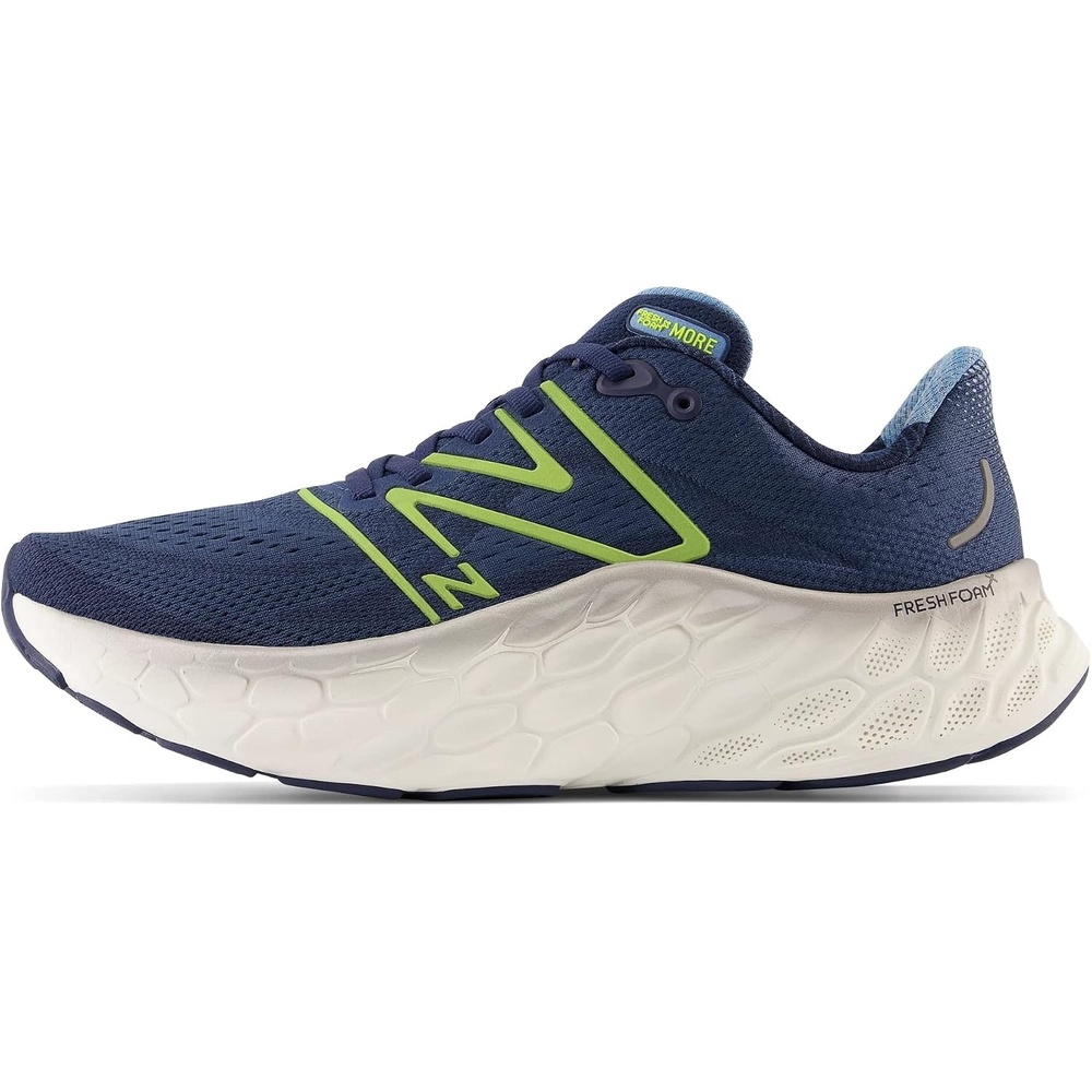 image:imageNew Balance mens Fresh Foam X More V4Nb NavyCosmic PineappleHeritage Blue