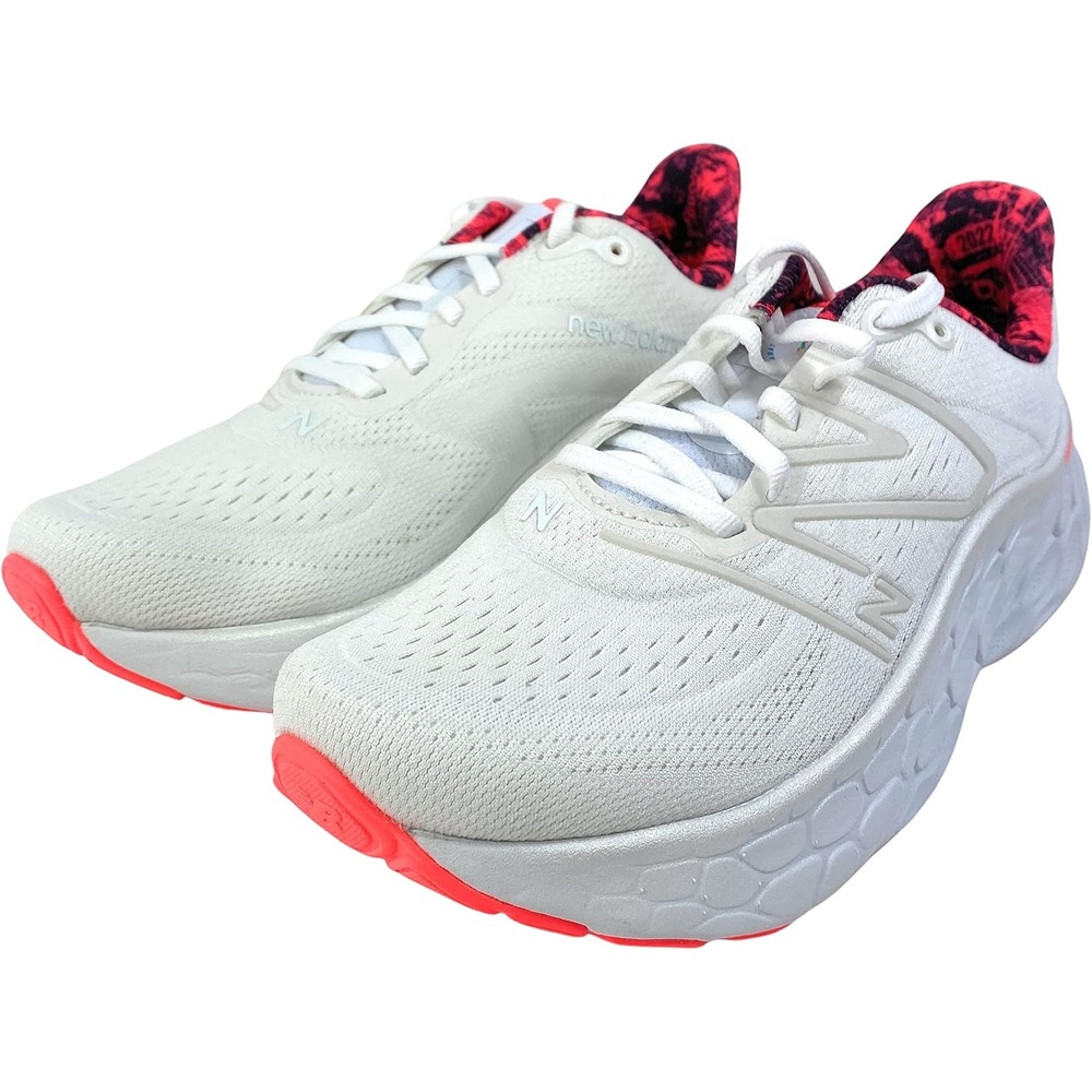 image:imageNew Balance mens Fresh Foam X More V4WhiteElectric Red