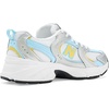 New Balance Boys’ Sneakers(Light Silver Metallic/Cloud Blue)