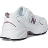 New Balance Boys’ Sneakers(White/Dark Ice Wine)