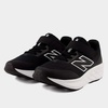 New Balance Kid’s 520 Hook & Loop Running Shoe (Little Kid)(Black/Nb 103 White)