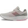 New Balance Kid’s 520 Hook & Loop Running Shoe (Little Kid)(Grey Matter/Signal Pink)