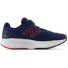 New Balance Kid’s 520 Hook & Loop Running Shoe (Little Kid)(Nb Navy/True Red)