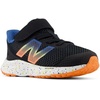 New Balance Kids’ Fresh Foam Arishi V4 Bungee(Black/Blaze Orange/Blue Agate)
