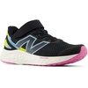 New Balance Kids’ Fresh Foam Arishi V4 Bungee(Black/Real Pink/Chrome Blue)