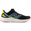 New Balance Kids’ Fresh Foam Arishi V4 Bungee(Black/Real Pink/Chrome Blue)