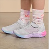 New Balance Kids’ Fresh Foam Arishi V4 Bungee(Grey Matter/Mid Century Pink/Lilac Glo)