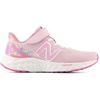 New Balance Kids’ Fresh Foam Arishi V4 Bungee(Light Raspberry/Real Pink)