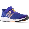 New Balance Kids’ Fresh Foam Arishi V4 Bungee(Marine Blue/Hot Marigold/White)