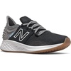 New Balance Kid’s Fresh Foam Roav V1 Lace-up Sneaker, Black/Light Aluminum, 2 Little Kid