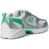 New Balance Men’s 530 Walking Shoes(Silver Metallic/Green Apple)