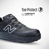 New Balance Men’s Cremorne Composite Toe Work Shoes – Fresh Foam(Black/Grey)