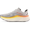 New Balance mens Fresh Foam X More V4(Aluminum Grey/Neon Dragonfly/Hot Marigold)