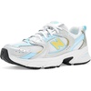 New Balance Boys’ Sneakers(Light Silver Metallic/Cloud Blue)