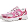New Balance Boys’ Sneakers(Pink Satin/Shadow Red)